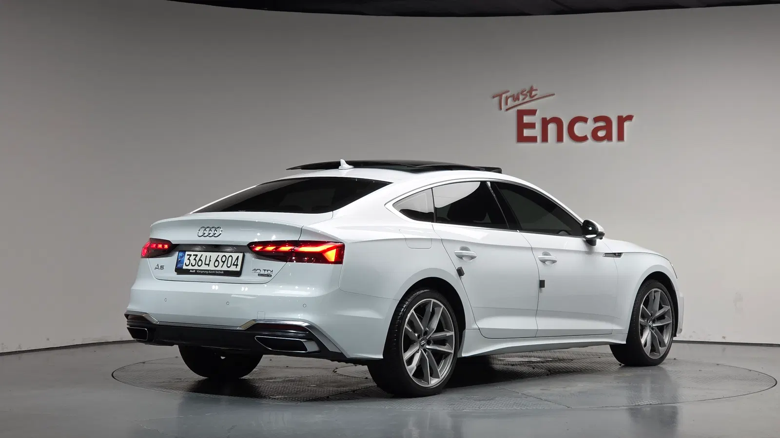 Audi A5 (F5) 40 TDI Quattro Premium Sportback 2020 — photo 1 sur 35