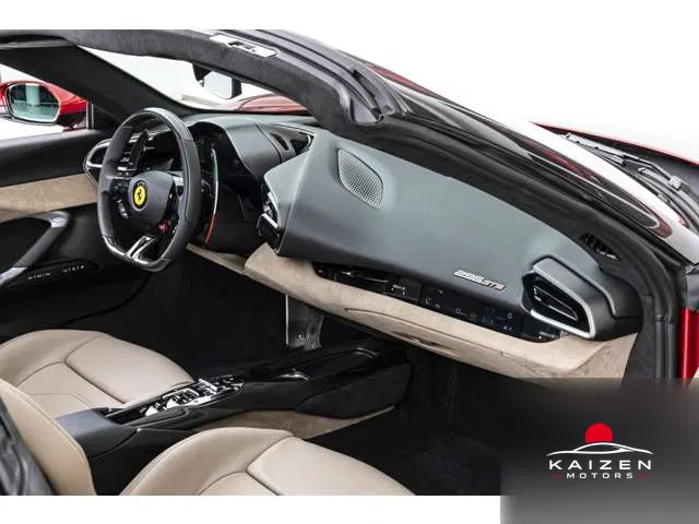 Ferrari 296GTS F1 DCT Rosso Fuoco Tortora 2024 — photo 1 sur 8