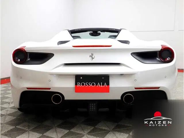 Ferrari 488 Spider F1 DCT Bianco Sanae 2018 — photo 1 sur 8