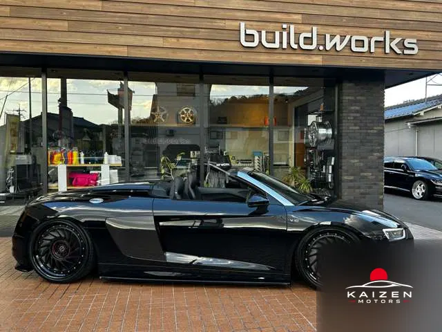 Audi R8 Spider V10 5.2 FSI 4WD KW Maxton Aero 2017 — photo 1 sur 8