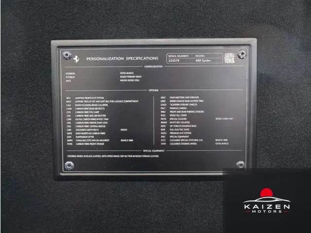 Ferrari 488 Spider F1 DCT 2017 — photo 1 sur 8