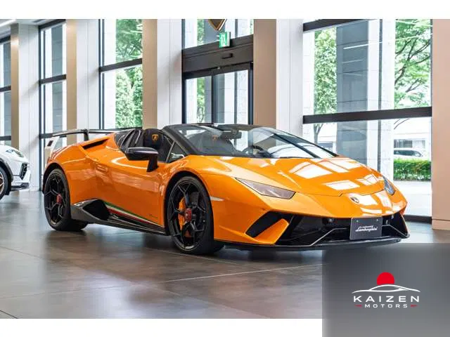 Lamborghini Huracán Spider 4WD LHD Arancio Borealis 2018 — photo 1 sur 8