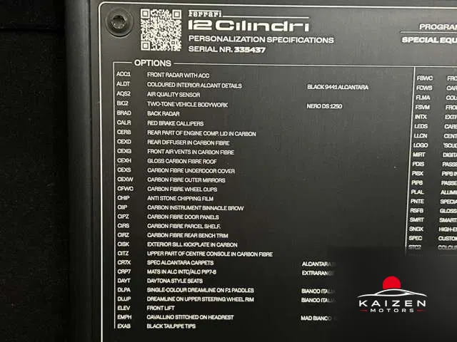 Ferrari 12 Cilindri F1 DCT OP 2026 — photo 1 sur 8