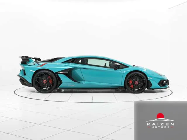 Lamborghini Aventador SVJ 4WD Blu Glauco 2019 — photo 1 sur 8