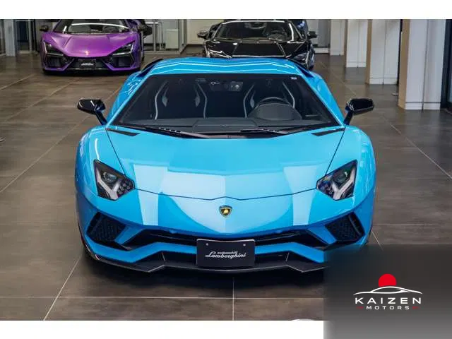 Lamborghini Aventador S 4WD LHD Blu Cepheus 2017 — photo 1 sur 8