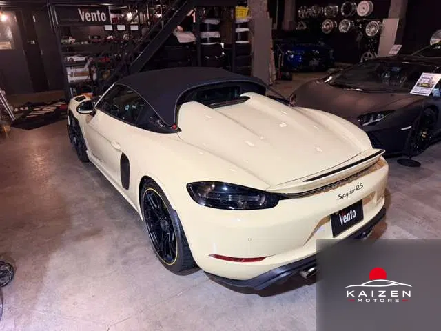 Porsche 718 Spider RS PDK OP 610 elfenbein Weissach Pack 2025 — photo 1 sur 8